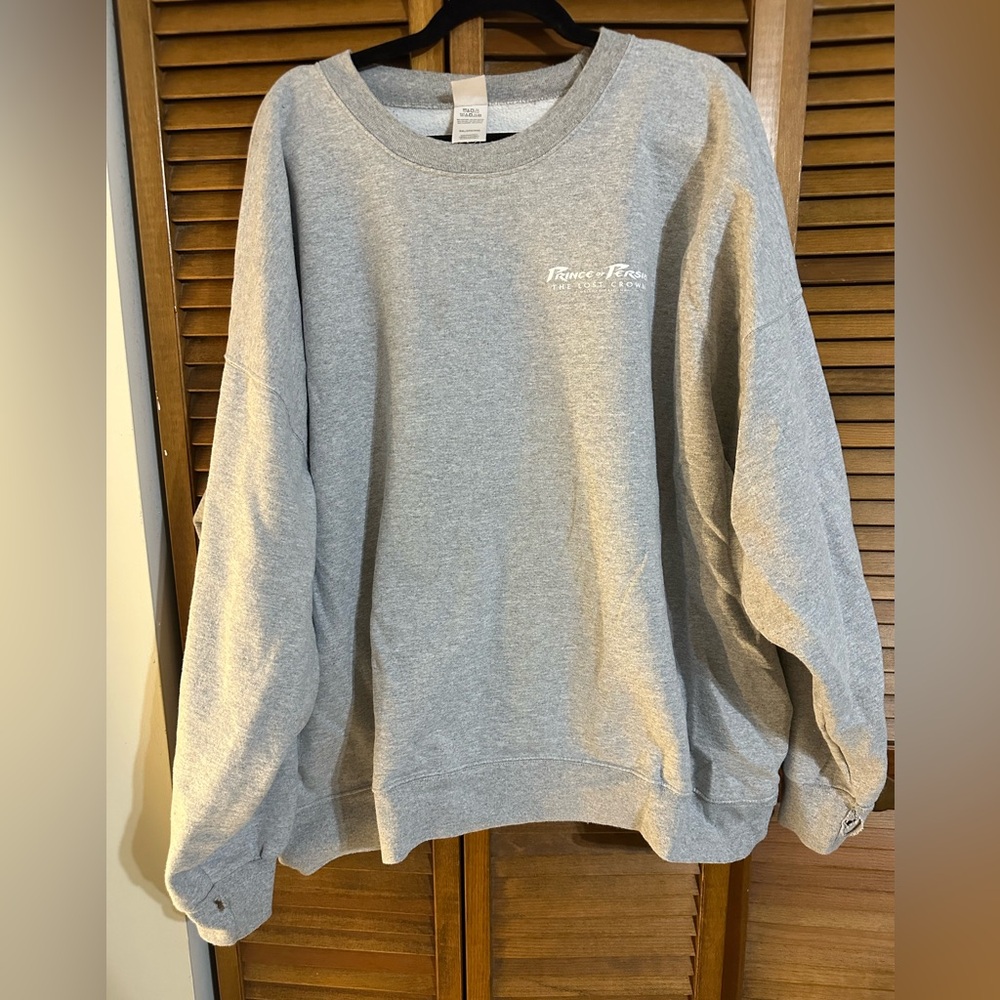 Prince of Persia Ubisoft Used Grey Sweatshirt Crew Neck 3X